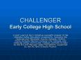 CHALLENGER Early College High School
