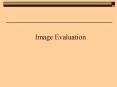 Image Evaluation