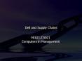 Dell and Supply Chains