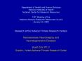 Department of Health and Human Services National Institutes of Health National Center for Research R