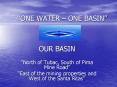 ONE WATER ONE BASIN