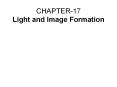 CHAPTER17 Light and Image Formation