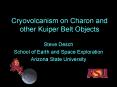 Cryovolcanism on Charon and other Kuiper Belt Objects