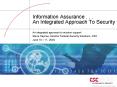 Information Assurance ' ' ' An Integrated Approach To Security