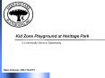 Kid Zone Playground at Heritage Park