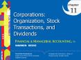 Corporations: Organization, Stock Transactions, and Dividends