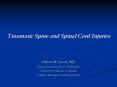 Traumatic Spine and Spinal Cord Injuries