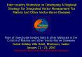Intercountry Workshop on Developing A Regional Strategy For Integrated Vector Management For Malaria
