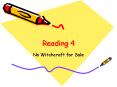 Reading 4