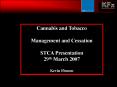 Cannabis and Tobacco