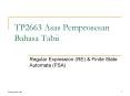 TP2663 Asas Pemprosesan Bahasa Tabii