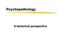 Psychopathology