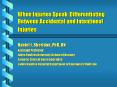 When Injuries Speak: Differentiating Between Accidental and Intentional Injuries