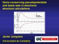 Normconserving pseudopotentials and basis sets in electronic structure calculations