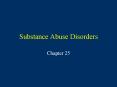 Substance Abuse Disorders