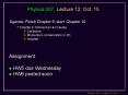 Physics 207, Lecture 12, Oct' 15