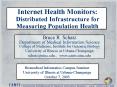 Internet Health Monitors: Distributed Infrastructure for Measuring Population Health