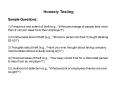 Honesty Testing