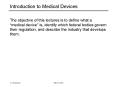 Introduction to Medical Devices