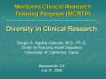 Mentored Clinical Research Training Program MCRTP