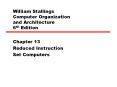 William Stallings Computer Organization and Architecture 6th Edition