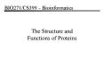 The Structure and Functions of Proteins