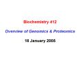 Biochemistry 412