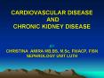 CARDIOVASCULAR DISEASE AND CHRONIC KIDNEY DISEASE