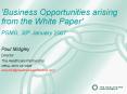 Business Opportunities arising from the White Paper