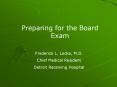 WSU Department of Internal Medicine Board Review
