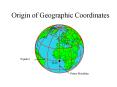 Origin of Geographic Coordinates
