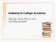 Gateway to College Academy