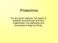 Proteomics