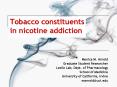 Tobacco constituents in nicotine addiction