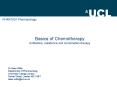 Basics of Chemotherapy