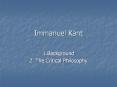 Immanuel Kant