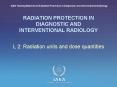 RADIATION PROTECTION IN DIAGNOSTIC AND INTERVENTIONAL RADIOLOGY