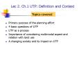 Lec 2' Ch'1 UTP: Definition and Context