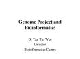 Genome Project and Bioinformatics