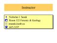Instructor