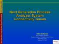 Next Generation Process Analyzer System Connectivity Issues