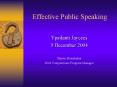 Effective Public Speaking