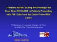 Transient HAART During PHI Prolongs the Total Time Off HAART in Patients Presenting with PHI: Data f