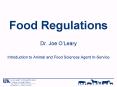 Food Regulations