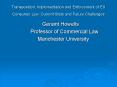 Transposition, Implementation and Enforcement of EU Consumer Law: Current State and Future Challenge