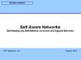 SelfAware Networks SelfHealing and SelfDefense via Aware and Vigilant Networks