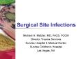 Surgical Site Infections