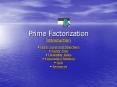 Prime Factorization Introduction