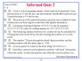 Informal Quiz 2