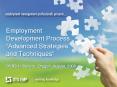 Employment Development Process Advanced Strategies and Techniques